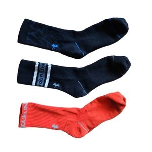 Under Armour • 3 Pairs of Boys Socks
